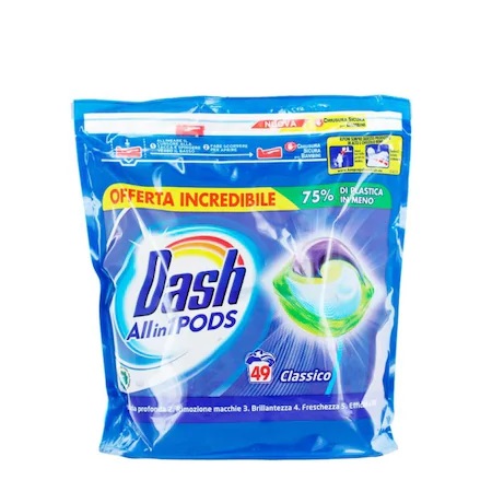 Dash Regular Detergent De Rufe Capsule 49buc/Set 2021 sanito.ro
